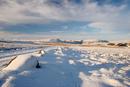 06-1417 Cronkley Fell and Noon Hill in Winter from the Silver Band Mine Track, Teesdale, County Durham.